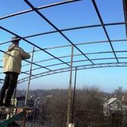 Как отремонтировать навес из поликарбоната